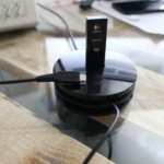 Logitech G930 Testbericht USB-Hub Empfänger mit Kabel