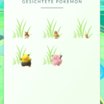 Pokémon Go Gesichtete Pokémon